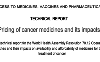 La industria acorralada: la OMS propone la creación de un listado de antineoplásicos esenciales que puede dejar fuera de indicación 3 de cada 4 fármacos contra el cáncer