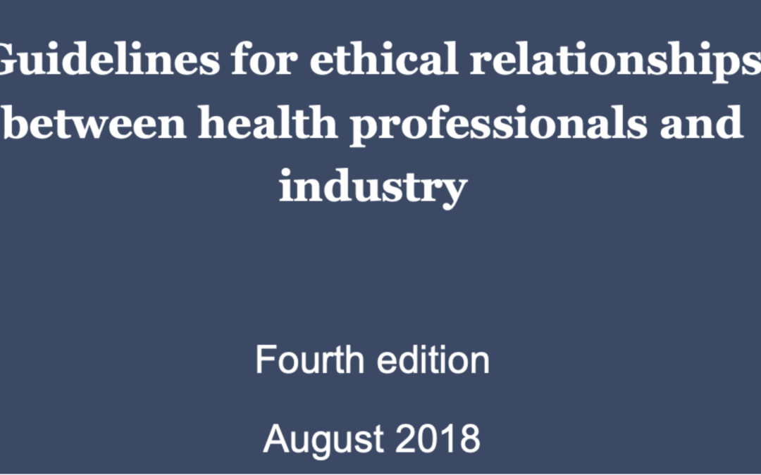 ¿Qué debería hacer un médico para gestionar sus conflictos de interés? Recomendaciones del Royal Australasian College of Physicians (RACP)